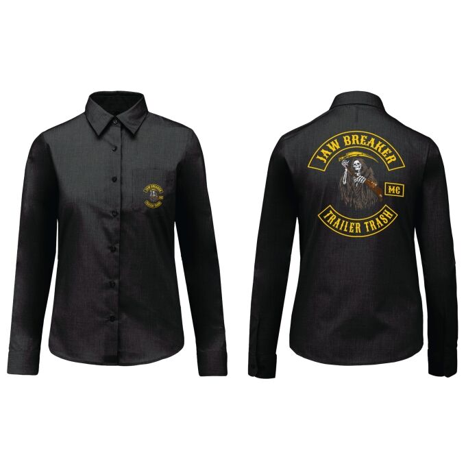 Chemise Femme légère à Manches Longues Jaw Breaker MC - Imprimé en France