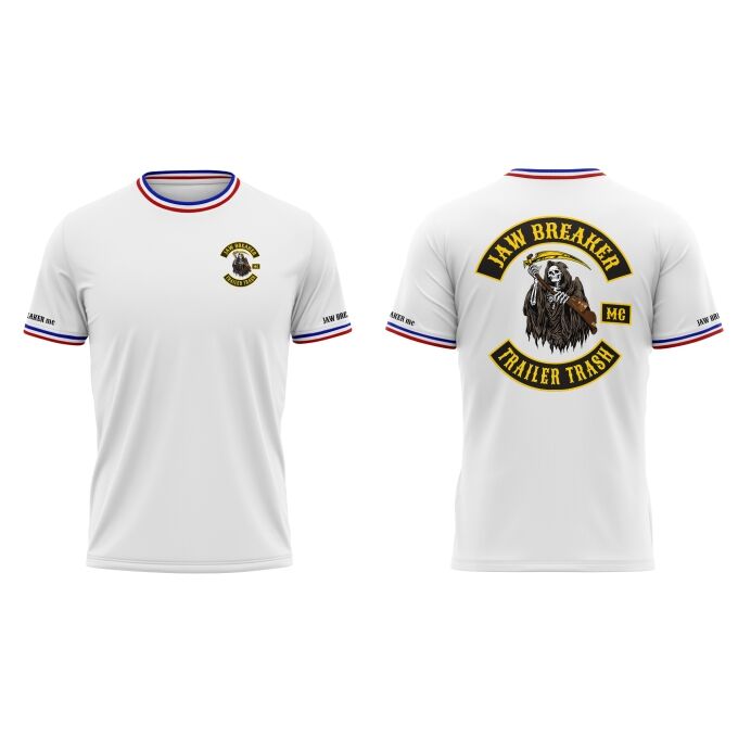 T-Shirt Homme avec Liseré Français Jaw Breaker MC - Imprimé en France