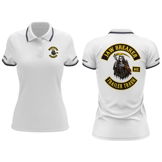 Polo Femme Contrasté Jaw Breaker MC - Imprimé en France