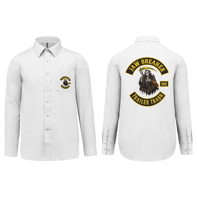 Chemise Homme légère à Manches Longues Jaw Breaker MC - Imprimé en France