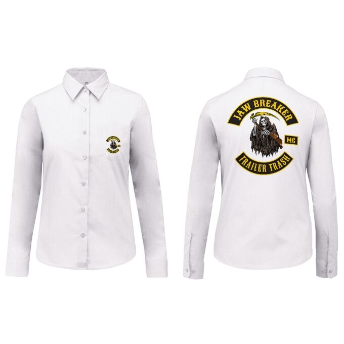 Chemise Femme légère à Manches Longues Jaw Breaker MC - Imprimé en France